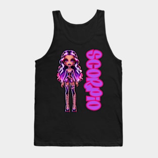 Scorpio Szn Dollz Zodiac Birthday Baddie Y2K Anime Tank Top